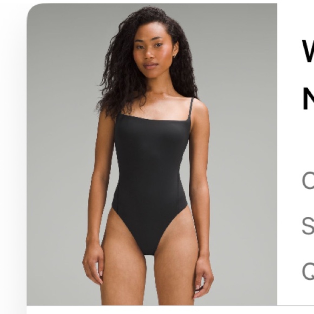 Lululemon spaghetti strap bodysuit